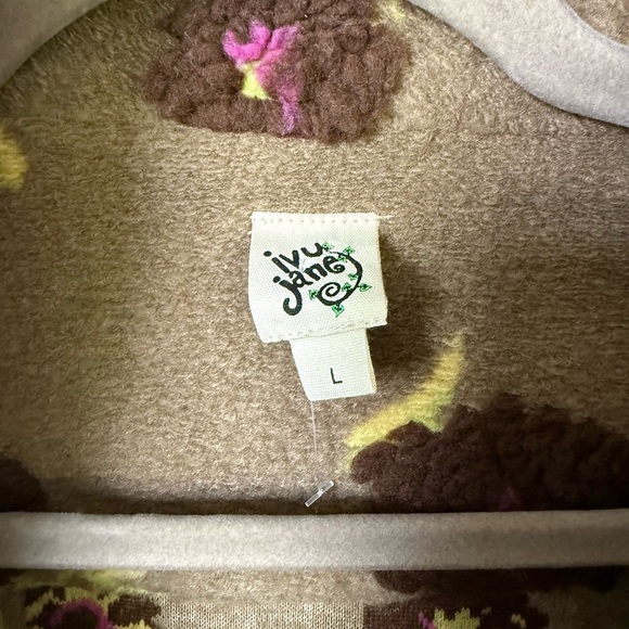 Floral Patterned Brown Jacket - Picture 2 of 2